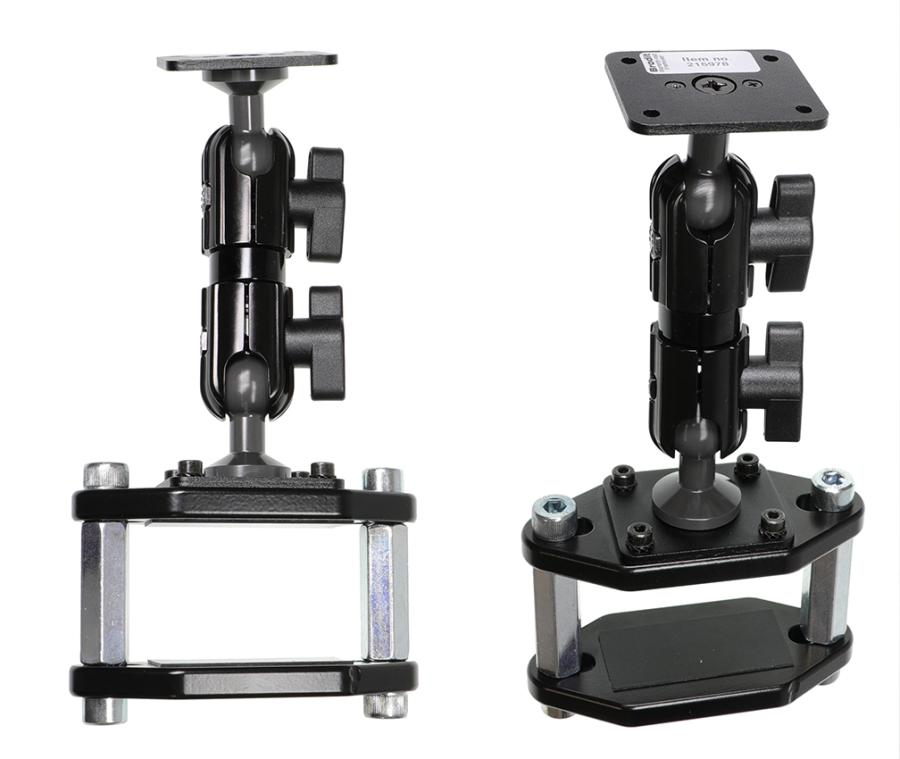 Brodit pedestal mount for forklift, L: 140 mm, W: 72 mm
