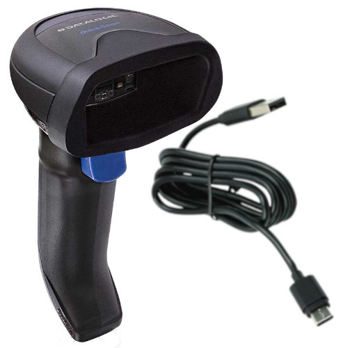 Datalogic QuickScan QBT2500, BT, 2D, multi-IF, Digimarc, en kit, noir