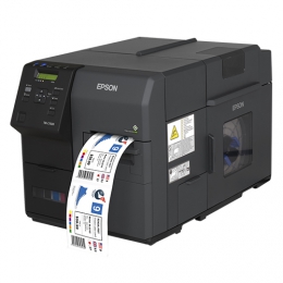 Epson ColorWorks C7500, massicot, écran, USB, Ethernet, noir