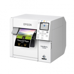 Epson ColorWorks C4000, Matt Black Ink, massicot, ZPLII, USB, Ethernet