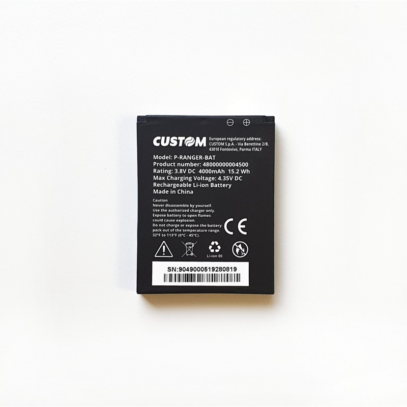 CUSTOM. P-RANGER BATTERY STANDARD BTR-RP3-4