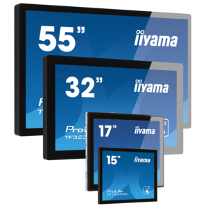 [TF1615MC-B1] iiyama ProLite open-frame LCDs, 39,6 cm (15,6''), capacitif projeté, 10 pts, Full HD, en kit (USB), noir