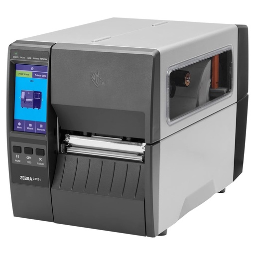[ZT23142-T0E000FZ] Zebra ZT231, 8 pts/mm (203 dpi), écran, EPL, ZPL, ZPLII, USB, USB Host, RS232, BT (BLE), Ethernet