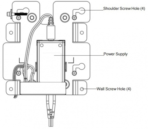 [KT-152098-03] Zebra CC6000 Wall Mount Bracket