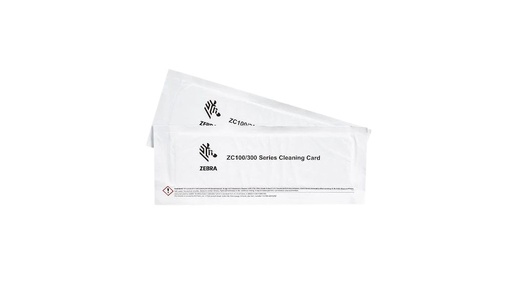 [105999-310-01] Zebra cleaning card, pack of 2