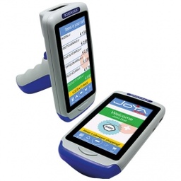 [911350011] Joya Touch Plus, 2D, BT (BLE), WiFi, NFC, pistolet, bleu, gris, WEC 7