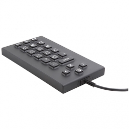 [90327-201/1800] PrehKeyTec SIK 21, num., USB, noir
